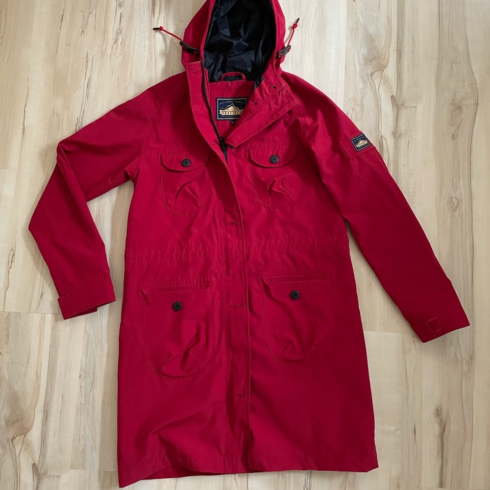 Penfield Red Raincoat Jacket size XS